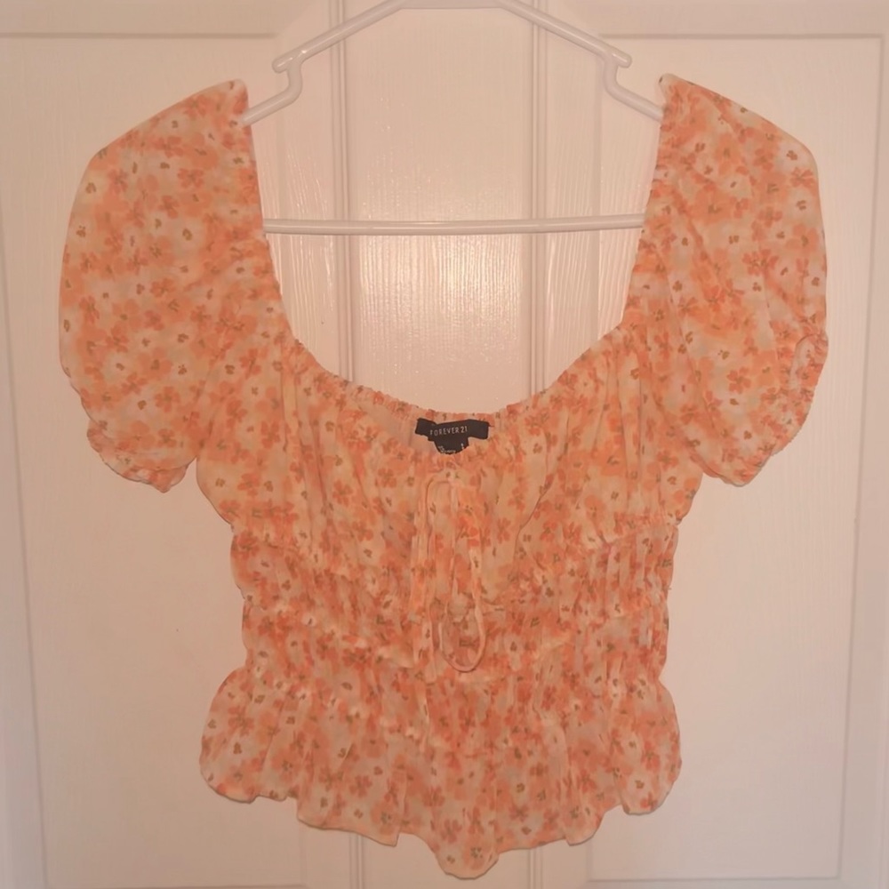Forever 21 Pink Floral Top